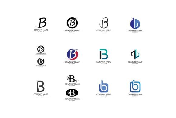 Download B Font and Letter Logo Design Vector - Vector Collection